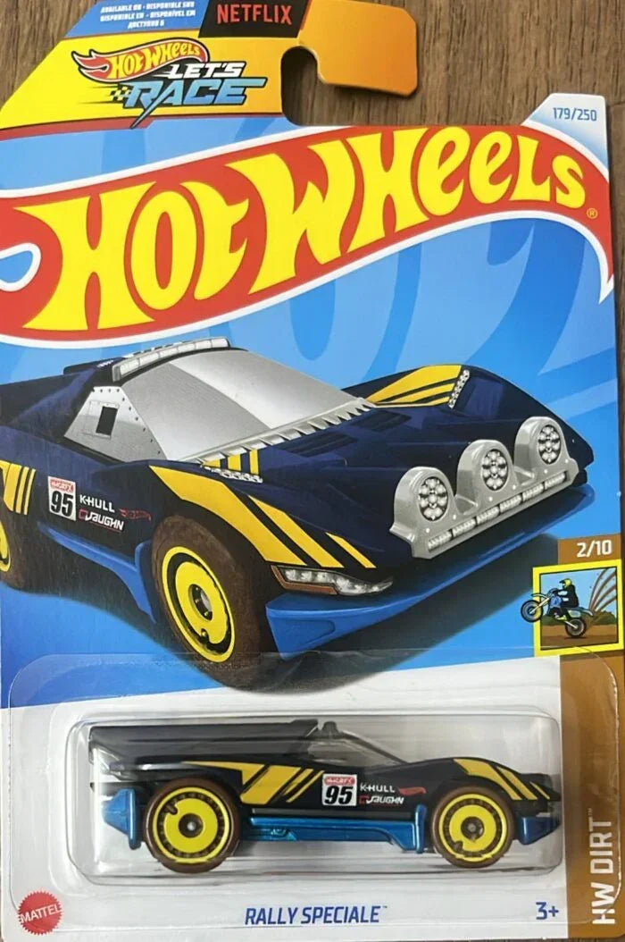 Hot Wheels 1:64 Scale 5-Car Die-Cast Set | ’98 Subaru Impreza 22B-STI, VW T3 Custom, ’70 Dodge Charger, El Viento X-Raycers & Rally Speciale