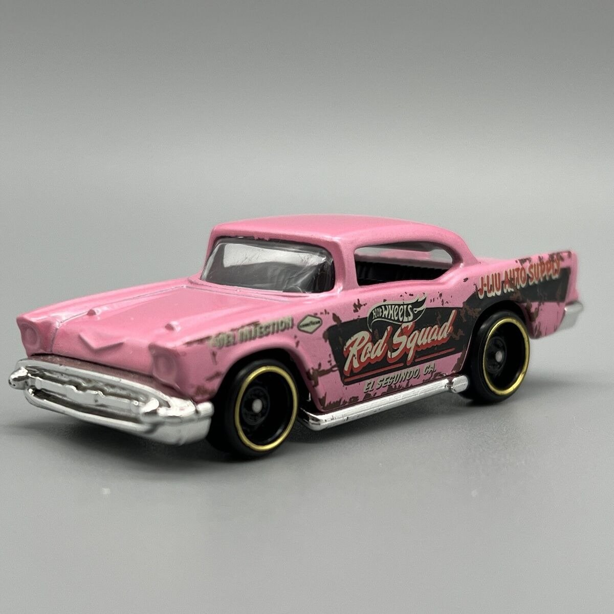 Hot Wheels 57 Chevy Pink Rod Squad