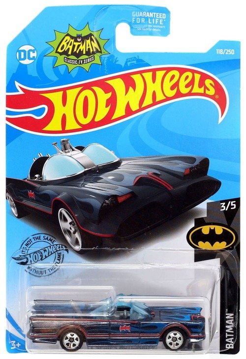 Hot Wheels Batman Classic TV Series Batmobile Die-Cast Car [Blue Flames]