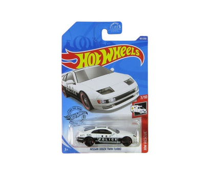 2020 Hot Wheels White NISSAN 300ZX TWIN TURBO Police Car