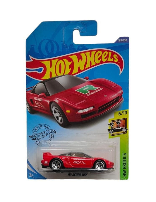 HW '20 - Red 1990 ACURA NSX Sports Car - Diecast 1:64