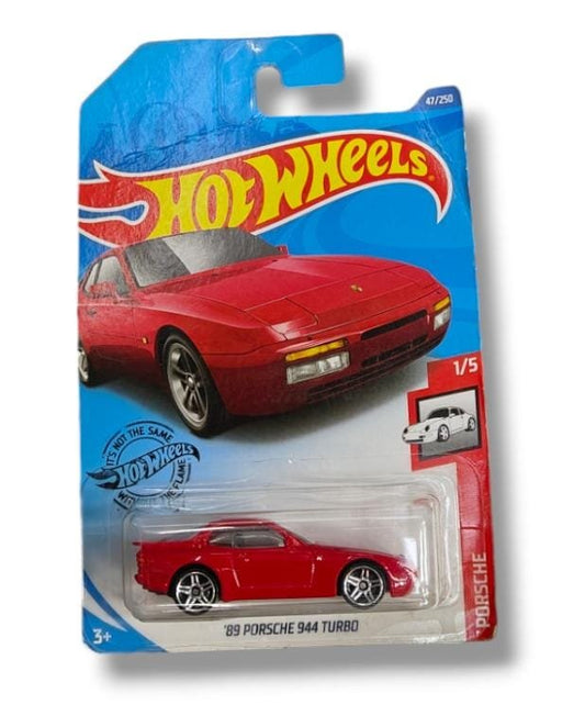 Hot Wheels '89 Porsche 944 Turbo, [rojo] 47/250 Porsche 1/5 ( Hard to find)