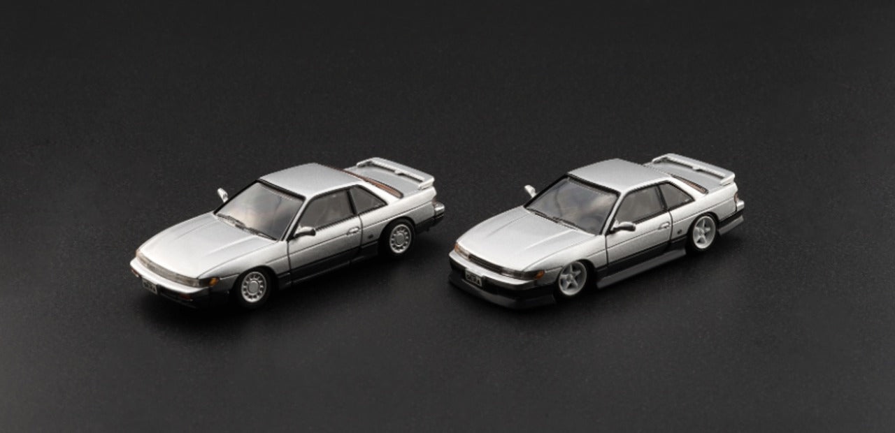 BMC 1/64 Nissan Silvia S13 - Silver/Grey (RHD)