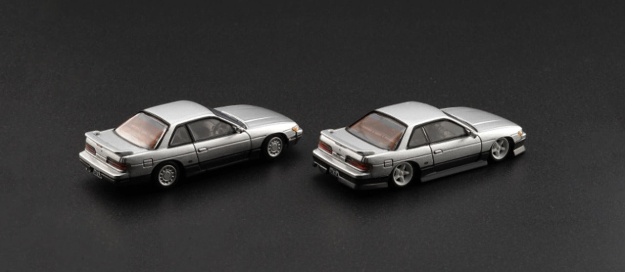 BMC 1/64 Nissan Silvia S13 - Silver/Grey (RHD)