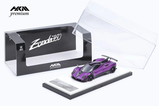 HKM Premium 1:64 Pagani Zonda 760 Roadster  Diecast Model Car – Purple | Hypercar Collectible