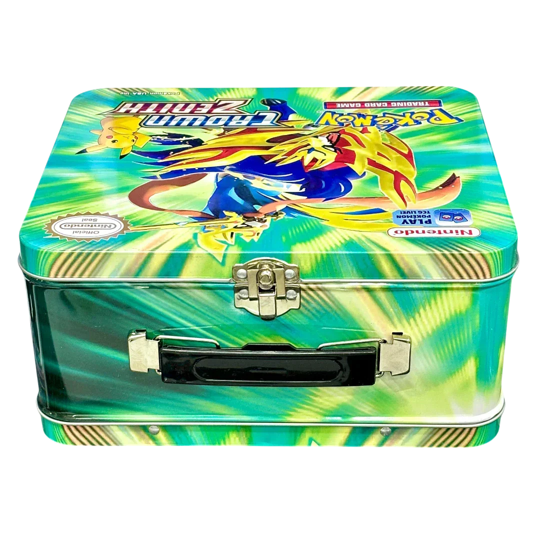 Playing Cards Sword & Shield Crown Zenith Tin Box With Cards (Green) Jaiman Toys Playing Cards Sword & Shield Crown Zenith Tin Box With Cards (Green) Jaiman Toys