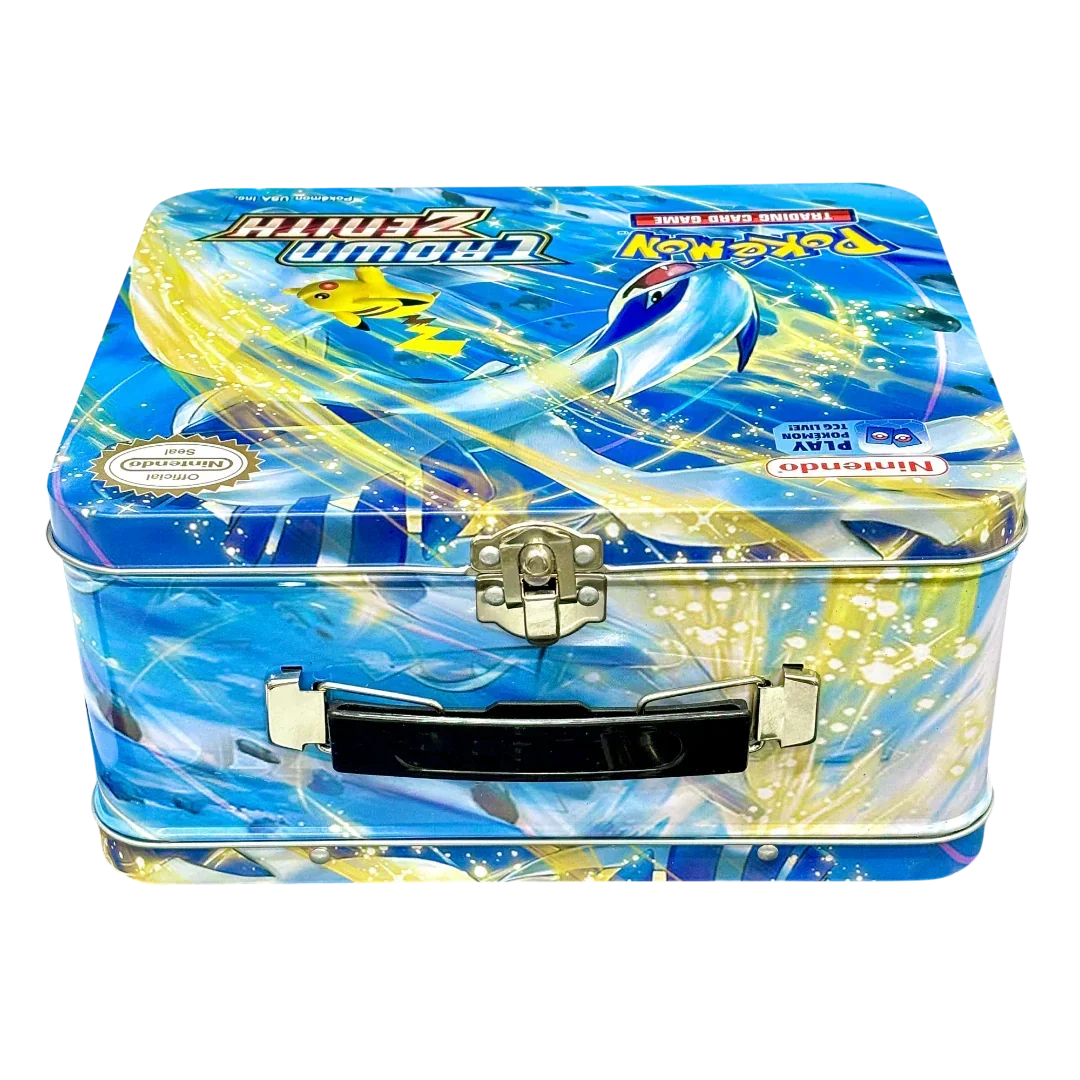 Playing Cards Sword & Shield Crown Zenith Tin Box With Cards (Blue) Jaiman Toys Playing Cards Sword & Shield Crown Zenith Tin Box With Cards (Blue) Jaiman Toys