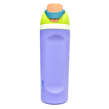 Ecovial 19 OZ - Vacuum Bottle Sip n Swig 570 ML (Purple) - Jaiman Toys