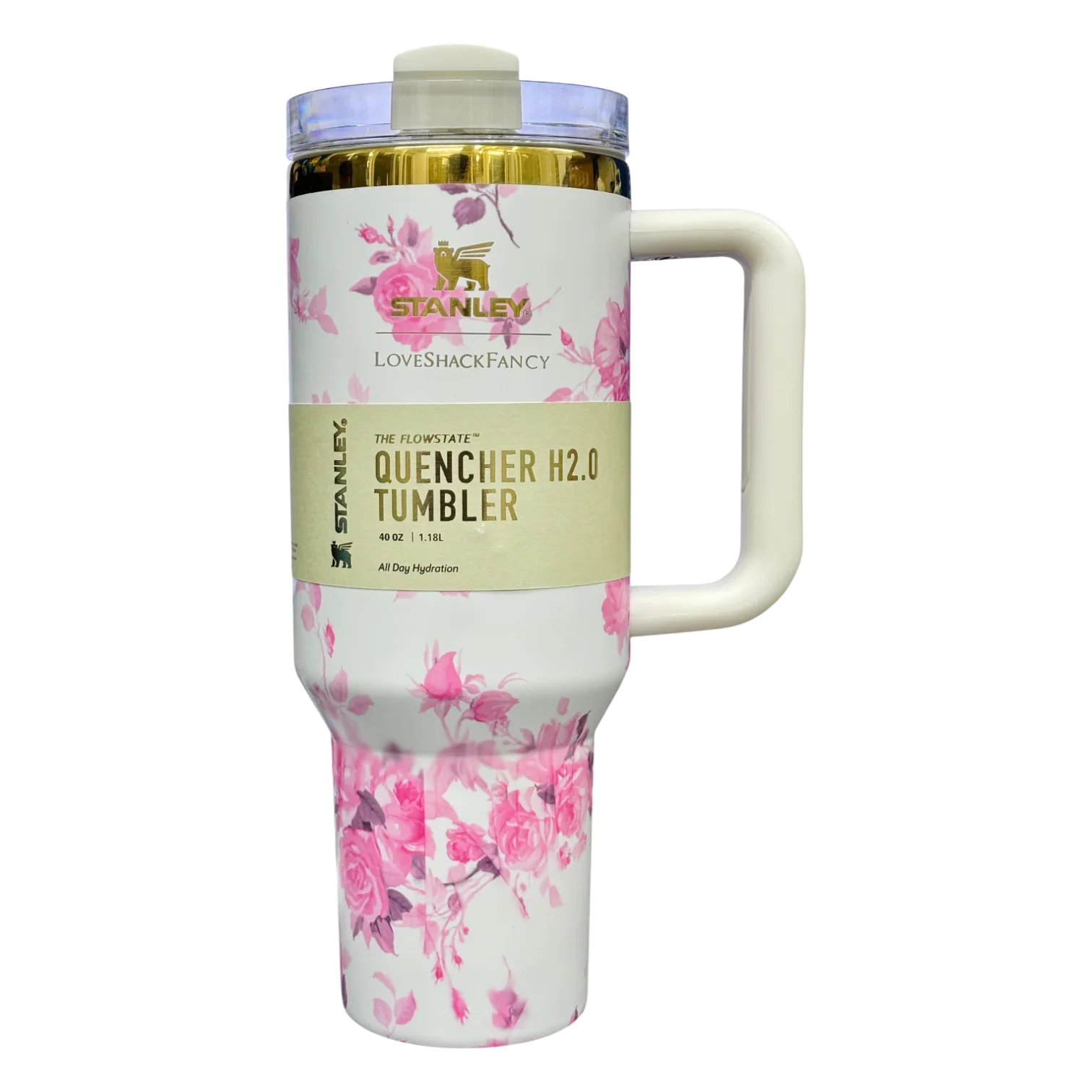 STANLEY LoveShack Fancy The Quencher H2.0 FlowState™ Tumbler | 1.18L with Straw for Water (40 oz) - Jaiman Toys