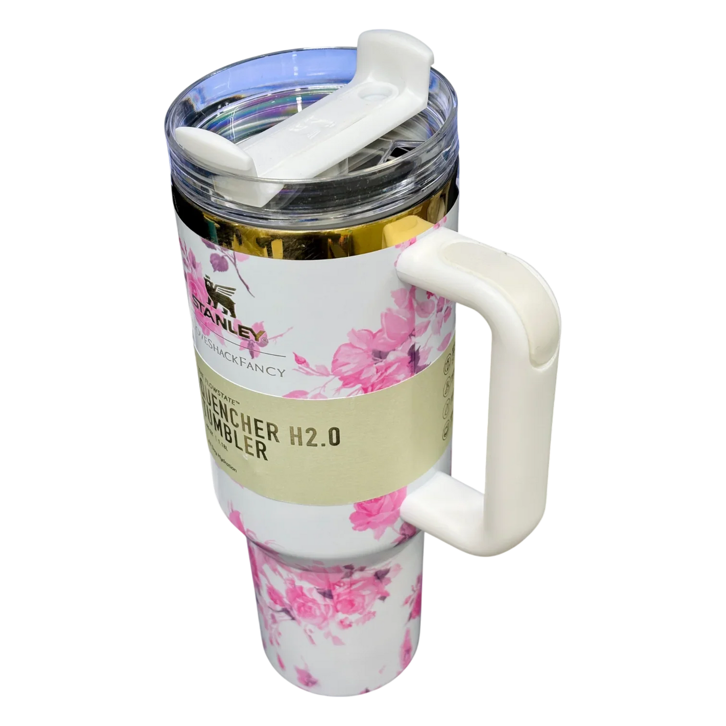 STANLEY LoveShack Fancy The Quencher H2.0 FlowState™ Tumbler | 1.18L with Straw for Water (40 oz) - Jaiman Toys