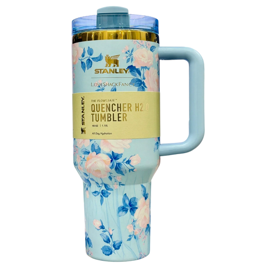 STANLEY LoveShack Fancy The Quencher H2.0 FlowState™ Tumbler | 1.18L with Straw for Water (40 oz) - Jaiman Toys