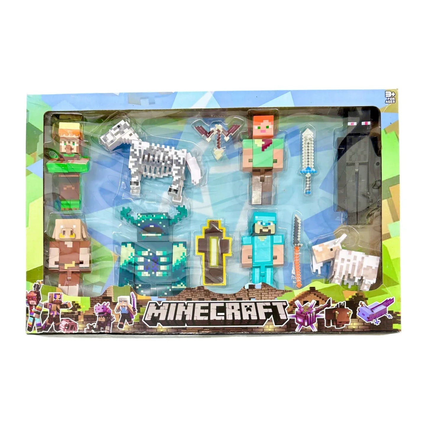 Minecraft Action Figure Play Set - Jaiman Toys