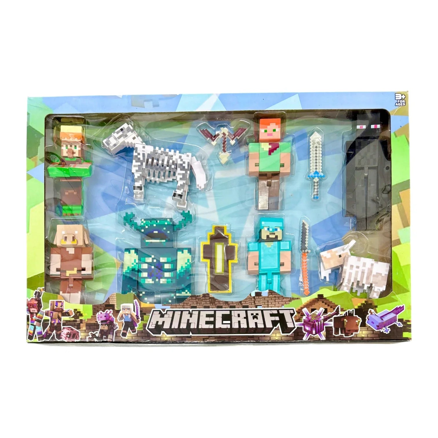 Minecraft Action Figure Play Set - Jaiman Toys