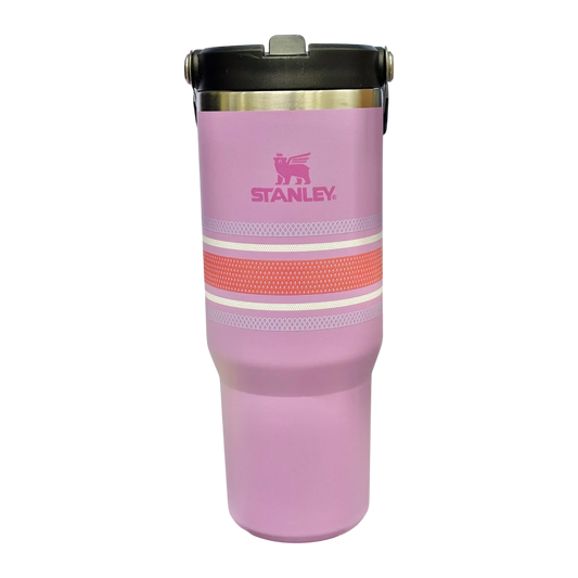 Stanley IceFlow™ Flip Straw Tumbler | 887ml (30 oz) – Purple | Vacuum Insulated Stainless Steel Bottle with Straw, Leak-Resistant Lid & Handle - Jaiman Toys