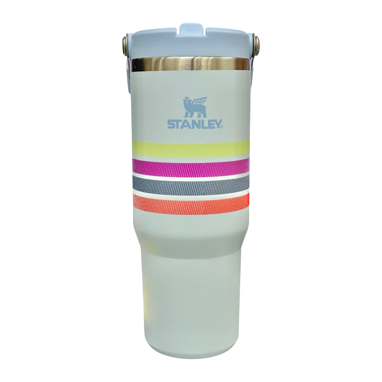 Stanley IceFlow™ Flip Straw Tumbler | 887ml (30 oz) – Blue | Vacuum Insulated Stainless Steel Bottle with Straw, Leak-Resistant Lid & Carry Handle - Jaiman Toys