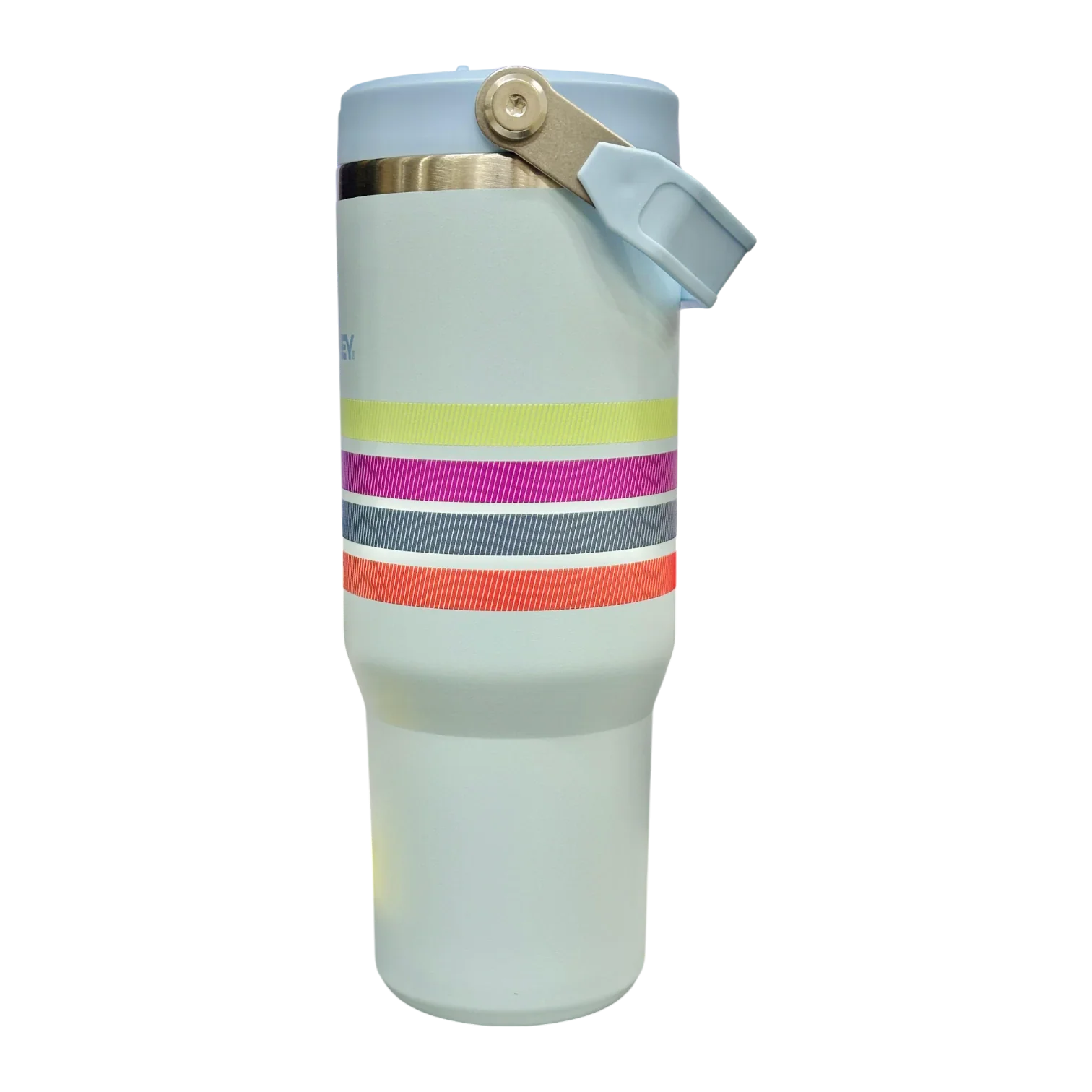 Stanley IceFlow™ Flip Straw Tumbler | 887ml (30 oz) – Blue | Vacuum Insulated Stainless Steel Bottle with Straw, Leak-Resistant Lid & Carry Handle - Jaiman Toys