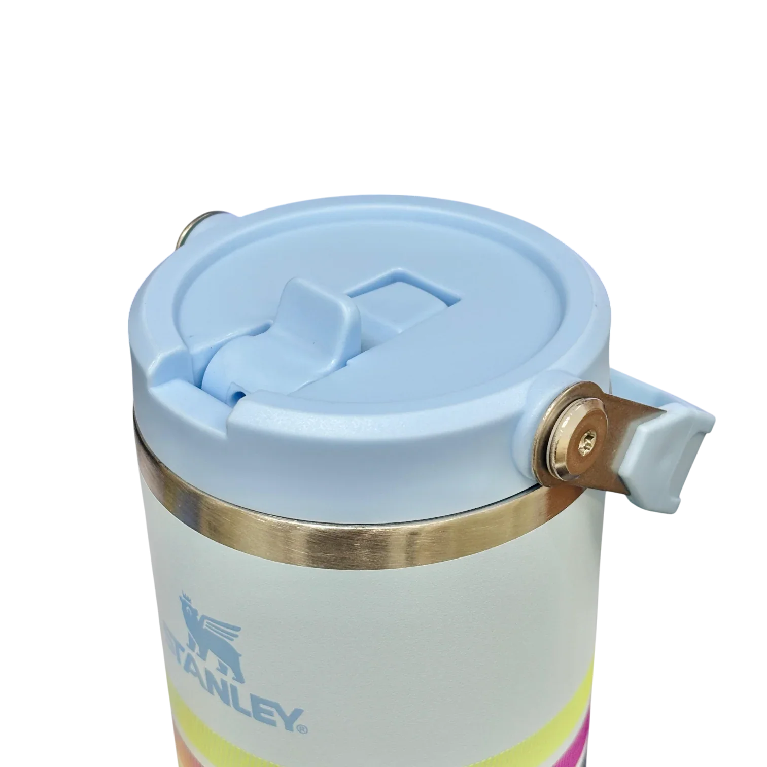 Stanley IceFlow™ Flip Straw Tumbler | 887ml (30 oz) – Blue | Vacuum Insulated Stainless Steel Bottle with Straw, Leak-Resistant Lid & Carry Handle - Jaiman Toys