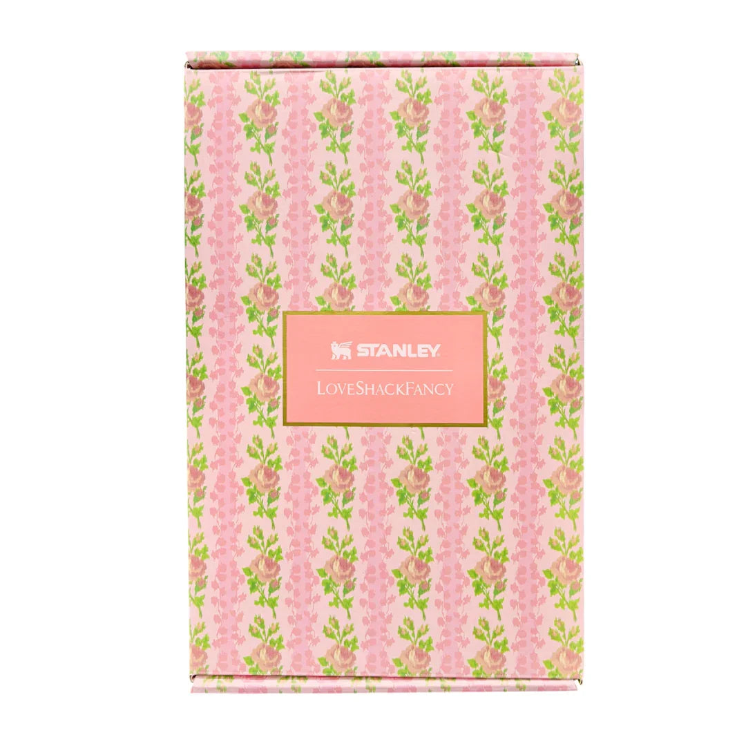 Stanley x LoveShackFancy Quencher H2.0 – 40 Oz Floral Glam Tumbler with Straw - Jaiman Toys