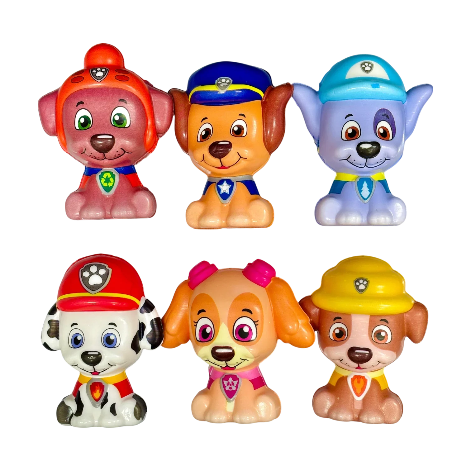 Paw Patrol Squishy Toy Set – 6 Hero Pups | Soft, Slow-Rising, Stress Relief Fun for Kids - Jaiman Toys