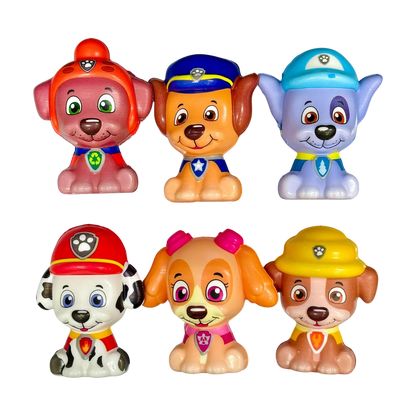 Paw Patrol Squishy Toy Set – 6 Hero Pups | Soft, Slow-Rising, Stress Relief Fun for Kids - Jaiman Toys