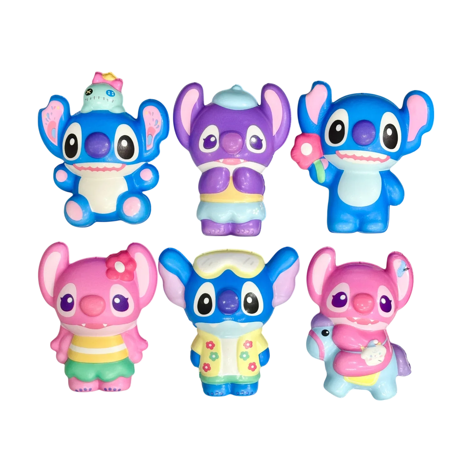 Scented Stitch Foam Squishy 6 Pieces - Jaiman Toys