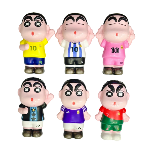Scented Shinchan Foam Squishy 6 Pieces - Jaiman Toys