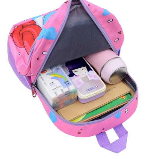 Unicorn School Backpack 12 Inch – Kids Cute Cartoon Unicorn School Bag for Nursery & Preschool Girls