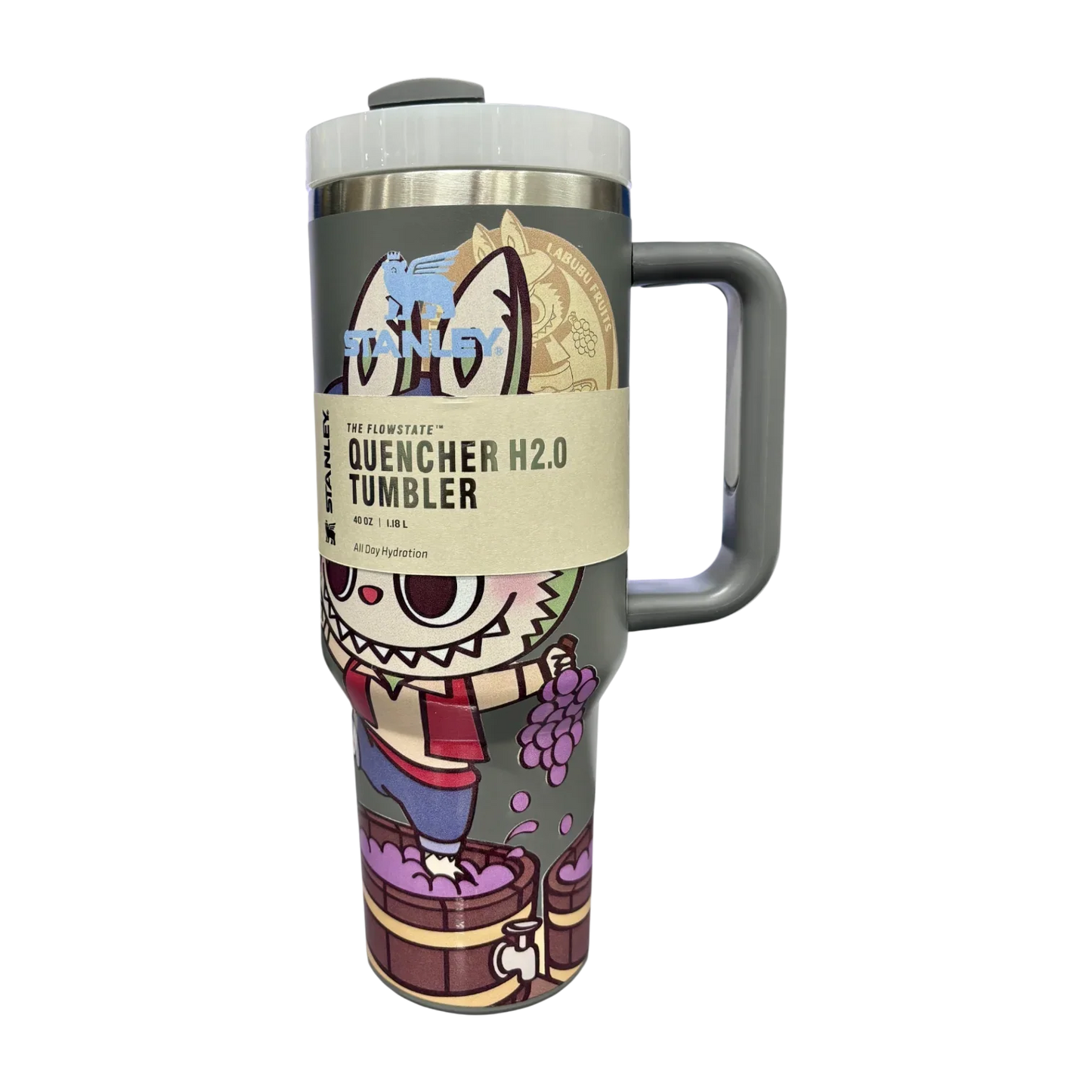 Stanley X Labubu The Quencher H2.0 FlowState™ Tumbler | 1.18L with Straw for Water (40 oz) - Jaiman Toys