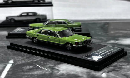MERCEDES BENZ 560SEL W126 GREEN 1/64 DIECAST CAR MODEL BY MASTER MODELS - Jaiman Toys