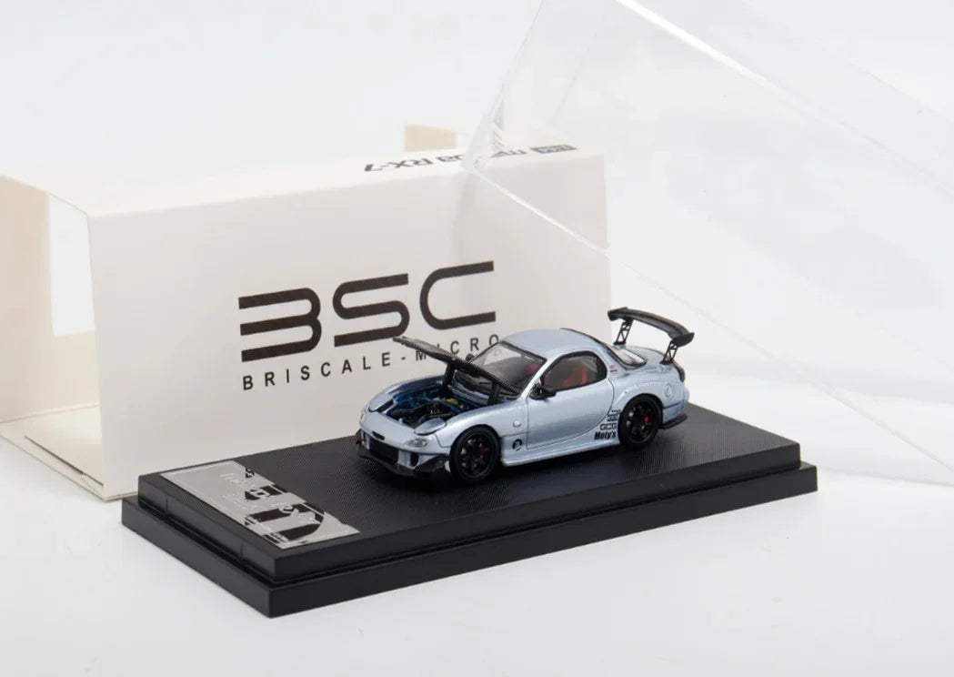 BSC 1:64 MAZDA RX-7 Ice Blue Diecast Car Model - Jaiman Toys