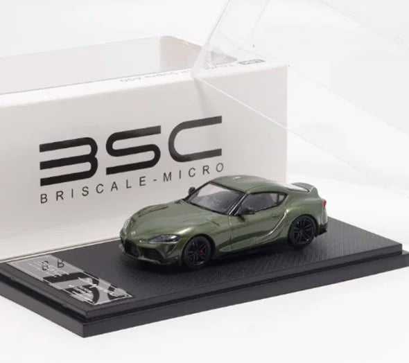 BSC 1:64 Scale Toyota GR Supra A90 Olive Green Diecast Cat Model - Jaiman Toys