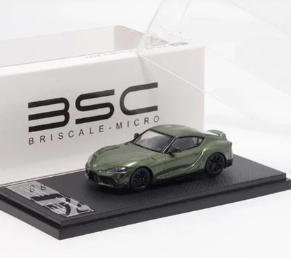 BSC 1:64 Scale Toyota GR Supra A90 Olive Green Diecast Cat Model - Jaiman Toys