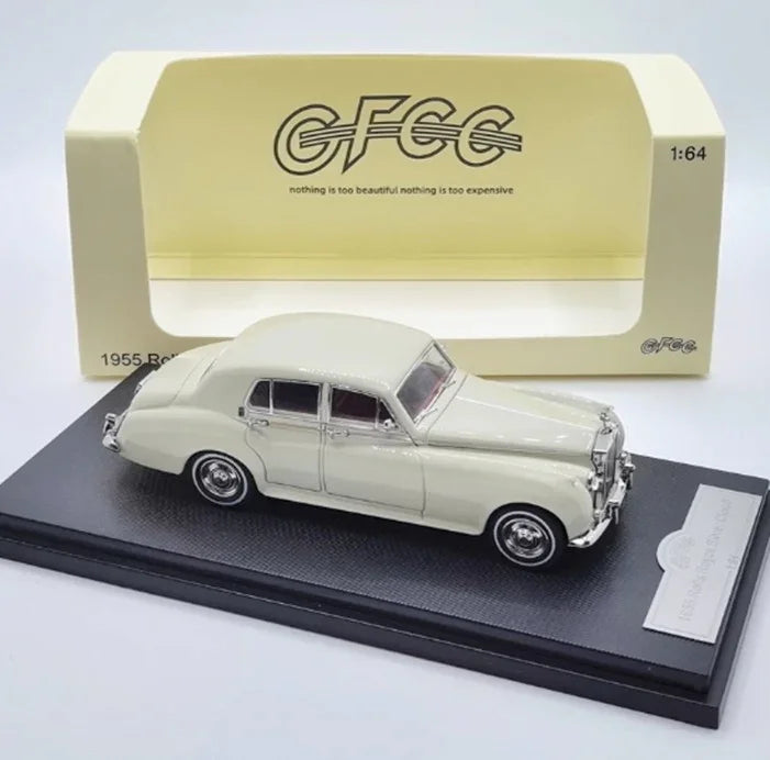 GFCC 1:64 Scale 1955 Rolls-Royce Silver Cloud,White Diecast Car Model - Jaiman Toys