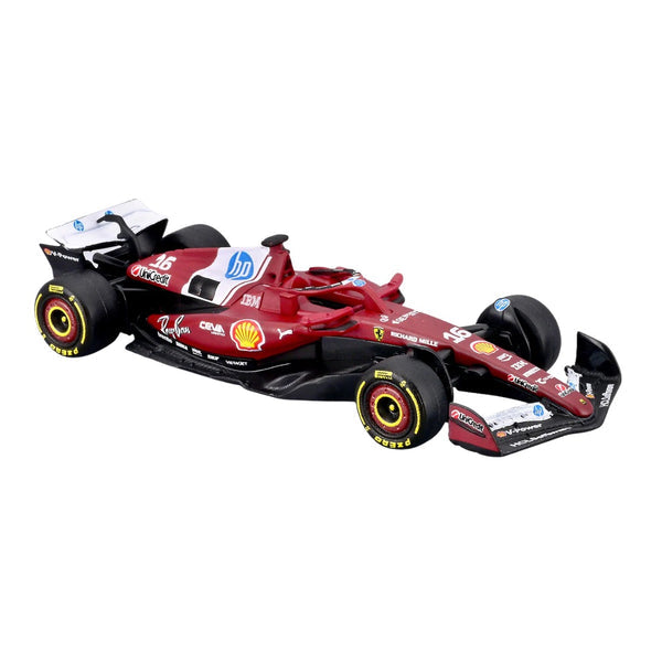 Official Bburago 1:64 Ferrari SF-25 No. 16 Charles Leclerc 2025 Australian Grand Prix F1 Formula Racing Diecast Scale Model Car for Collectors