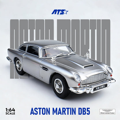 ATS 1:64 Aston Martin DB5 Diecast Model Car | Premium Classic British Sports Car Collectible