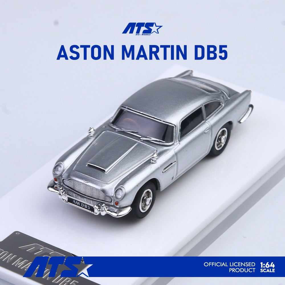 ATS 1:64 Aston Martin DB5 Diecast Model Car | Premium Classic British Sports Car Collectible