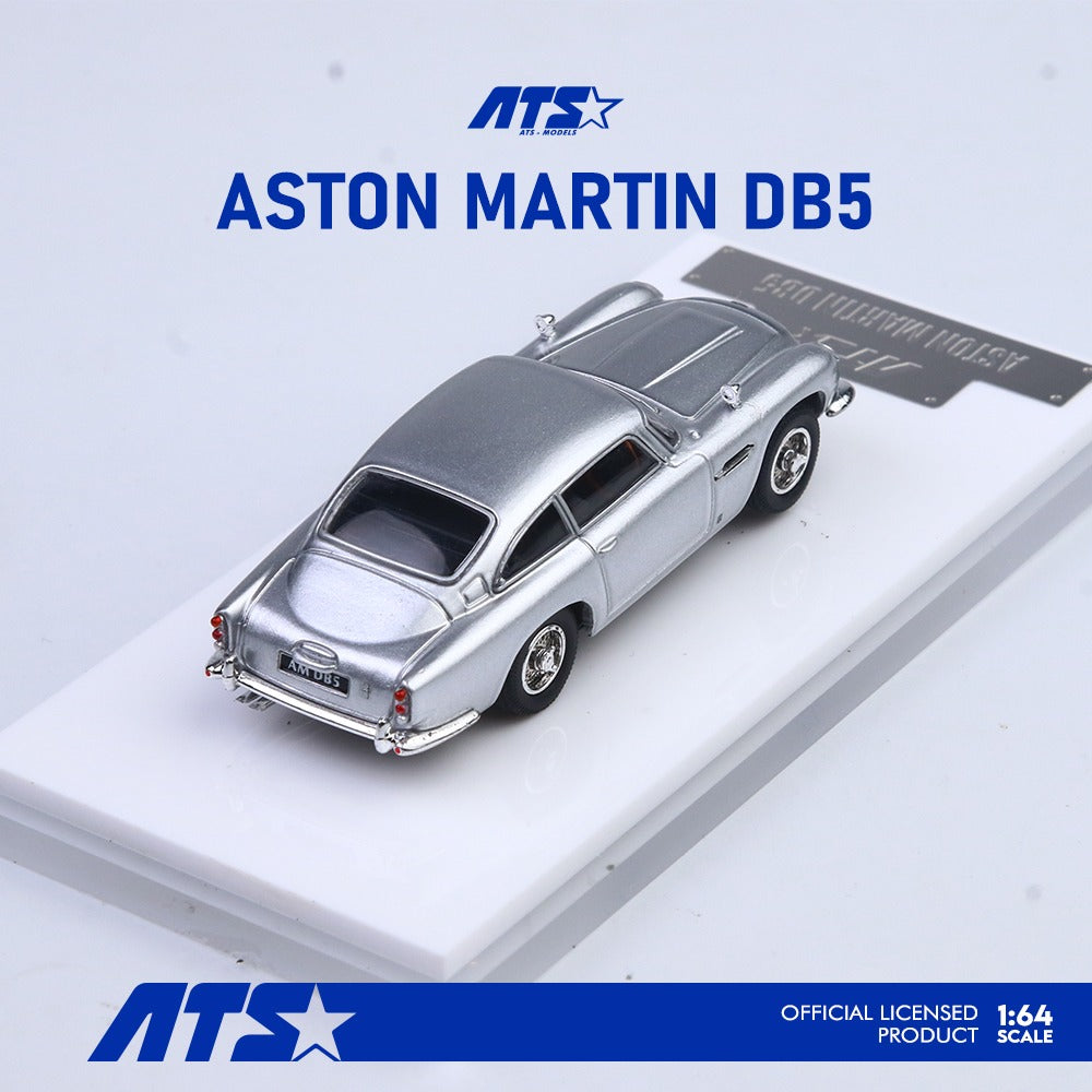 ATS 1:64 Aston Martin DB5 Diecast Model Car | Premium Classic British Sports Car Collectible