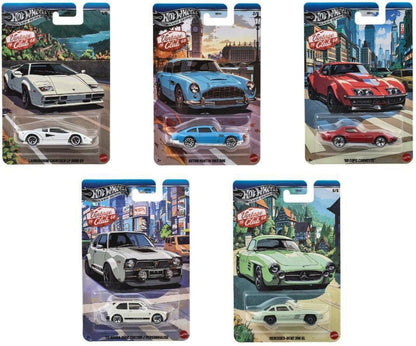 Hot Wheels Silver Series Vintage Club 1968 Set of 5 – 1:64 Diecast Cars