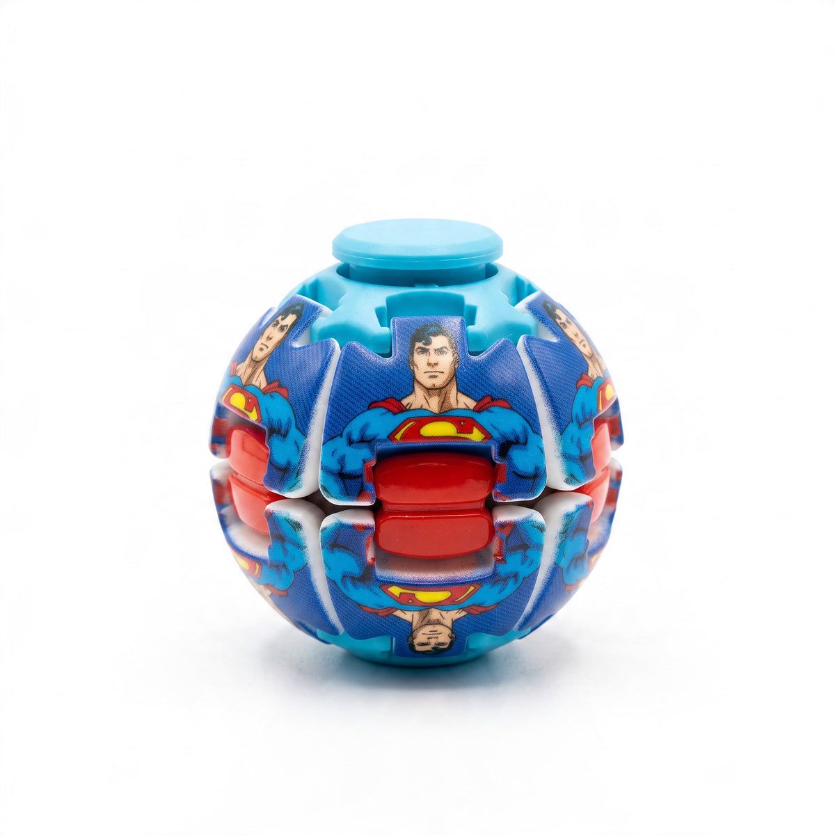 Superhero Fingertip Spinning Fidget Ball – Push Button Sensory Toy (1 Random Piece)