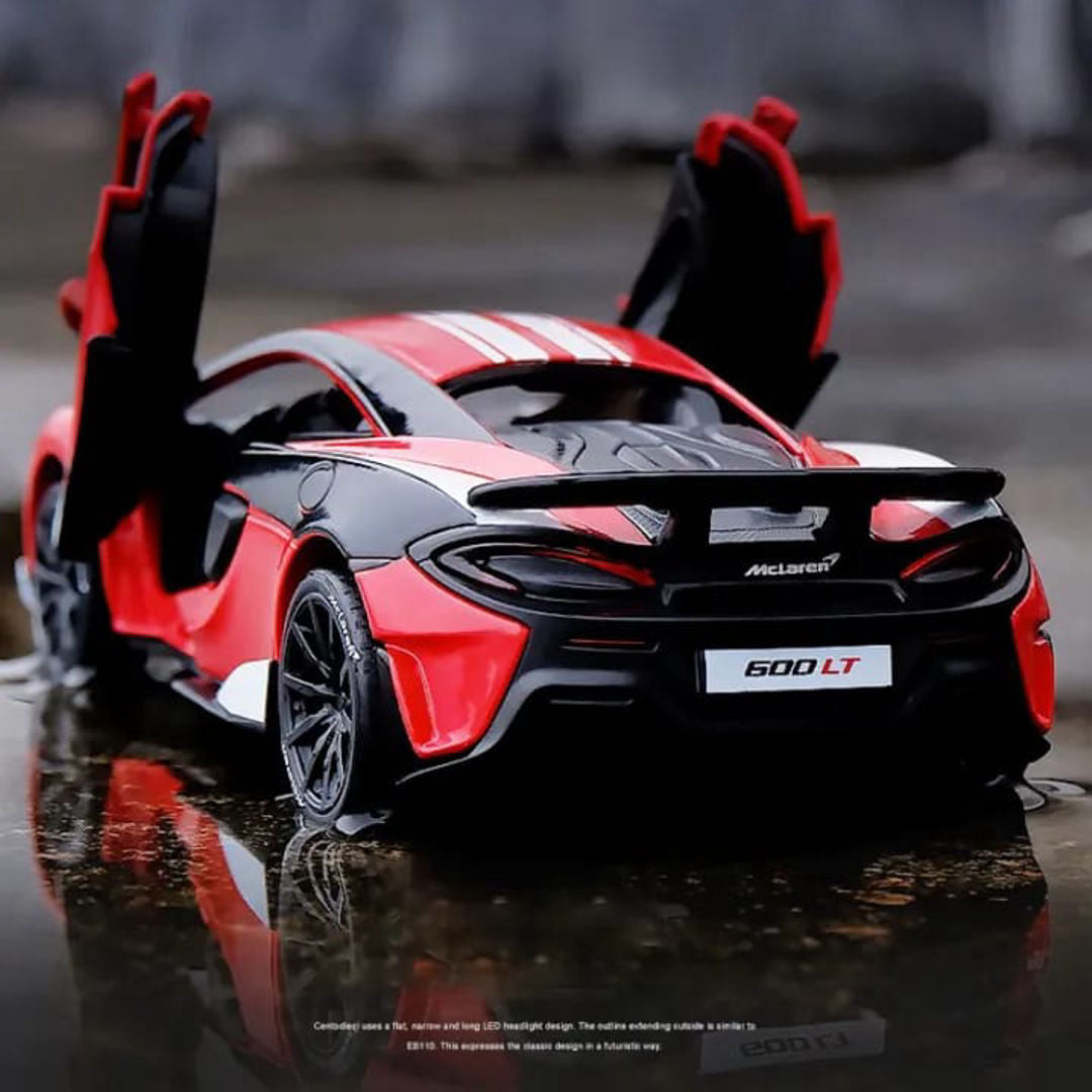 RMZ Hobby 1:32 Mclaren 600LT Diecast Car Model -Red With Openable doors ,Sound & Light-(664994)