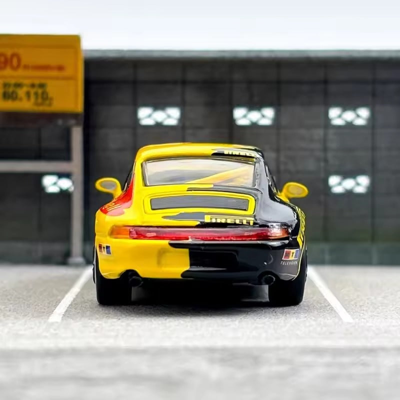 SPARKY 1/64 Diecast Porsche 993 Carrera Cup 1993 Shell without rear spoiler