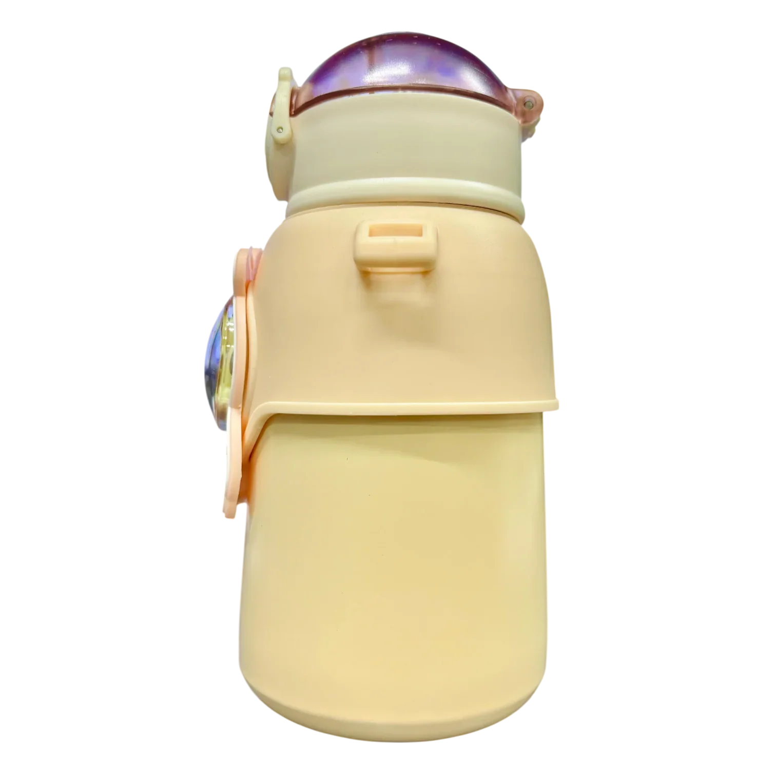 Happy Baby Bear Stainless Steel Water Bottle For Kids 600 ML (Cream) - Jaiman Toys