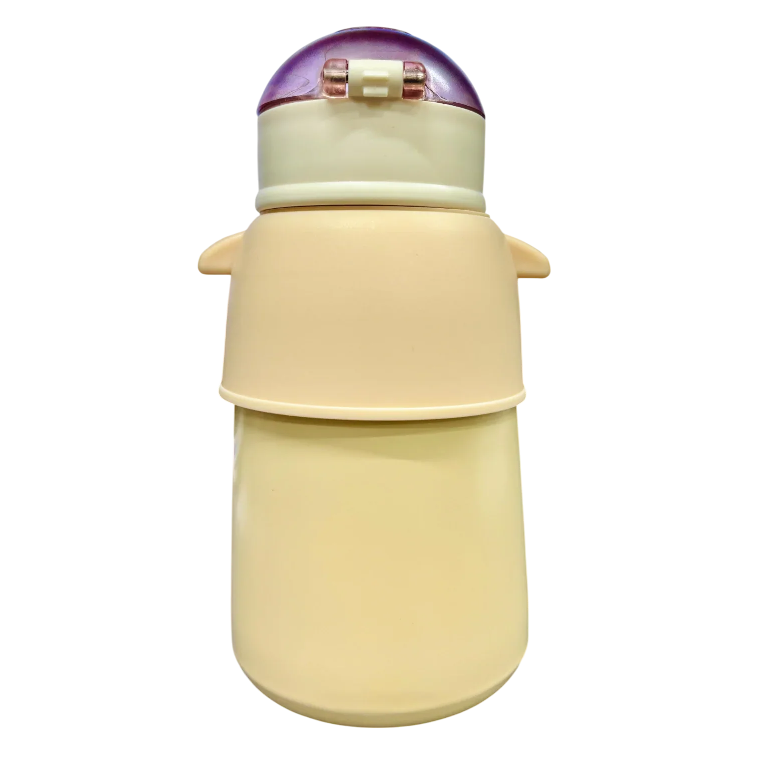 Happy Baby Bear Stainless Steel Water Bottle For Kids 600 ML (Cream) - Jaiman Toys