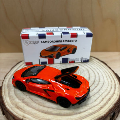Bburago Lamborghini Revuelto Orange 1:64 Die-Cast Scale Model Car