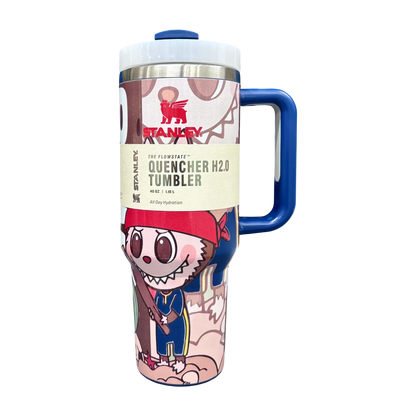 Stanley X Labubu The Quencher H2.0 FlowState™ Tumbler | 1.18L with Straw for Water (40 oz) - Jaiman Toys