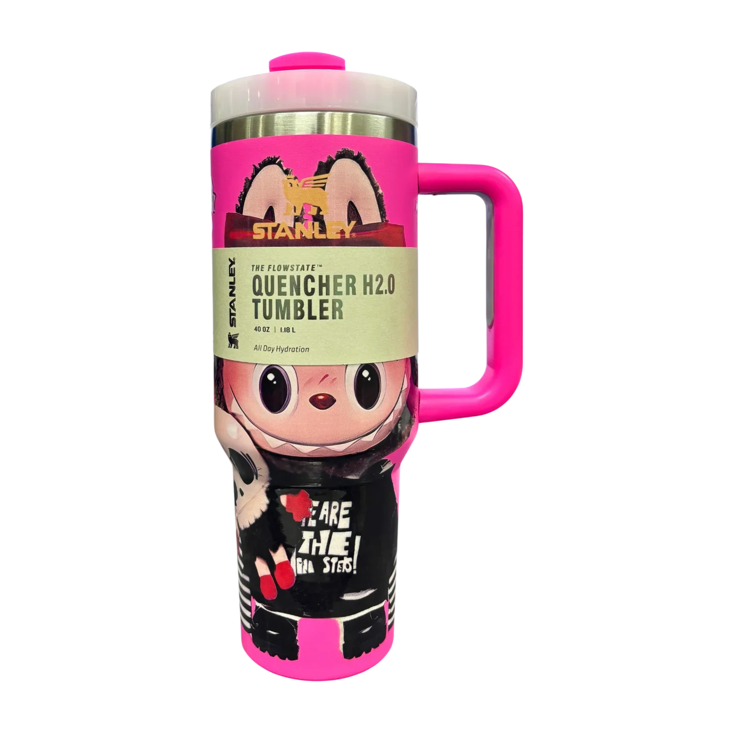 Stanley X Labubu The Quencher H2.0 FlowState™ Tumbler | 1.18L with Straw for Water (40 oz) - Jaiman Toys