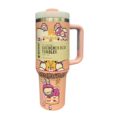 Stanley X Labubu The Quencher H2.0 FlowState™ Tumbler | 1.18L with Straw for Water (40 oz) - Jaiman Toys