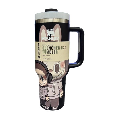 Stanley X Labubu The Quencher H2.0 FlowState™ Tumbler | 1.18L with Straw for Water (40 oz) - Jaiman Toys