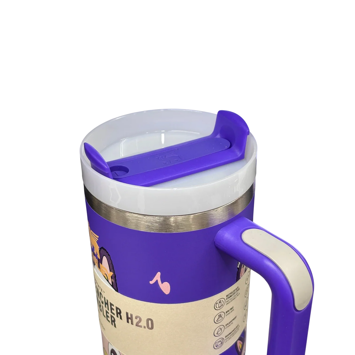 Stanley X Labubu The Quencher H2.0 FlowState™ Tumbler | 1.18L with Straw for Water (40 oz) - Jaiman Toys