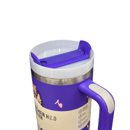 Stanley X Labubu The Quencher H2.0 FlowState™ Tumbler | 1.18L with Straw for Water (40 oz) - Jaiman Toys